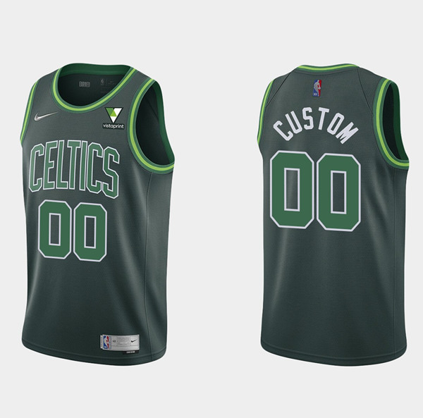 Men's Boston Celtics ACTIVE CUSTOM City Edition Stitched NBA Jersey