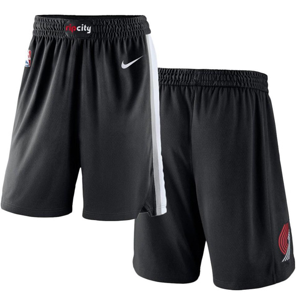 Men's Portland Trail Blazers Black NBA Shorts (Run Smaller)