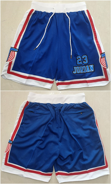 Men' Space Jam Tune Squad Blue Shorts (Run Small)