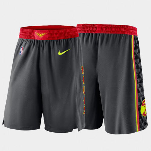 Men's Atlanta Hawks Black Shorts (Run Smaller)