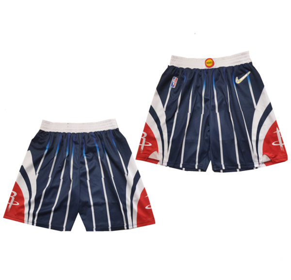 Houston Rockets 75th Anniversary Navy Shorts (Run Small)