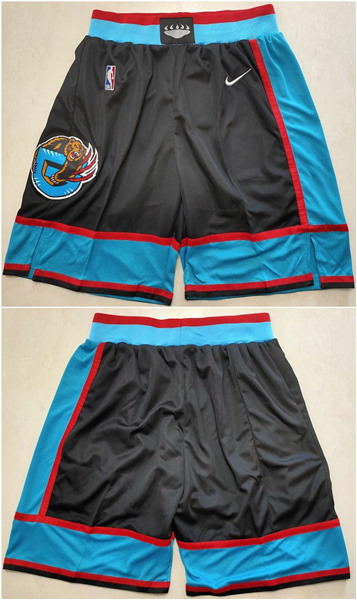 Men's Memphis Grizzlies Black Shorts (Run Small)