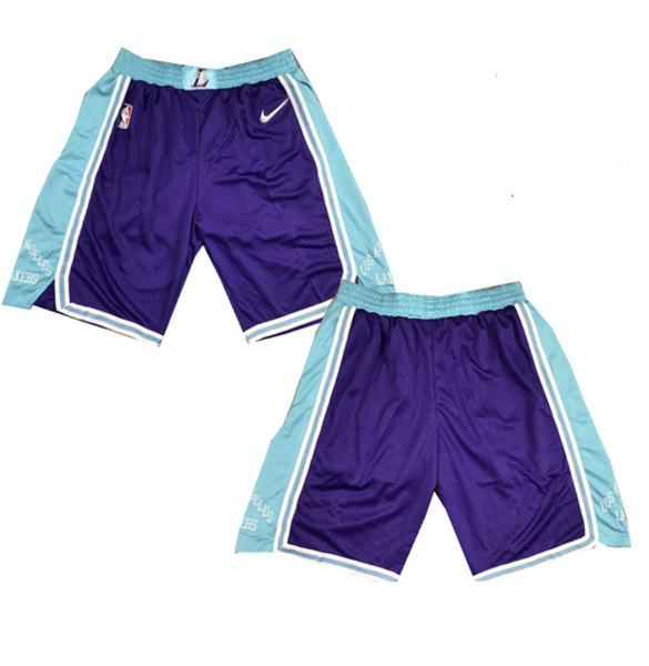 Los Angeles Lakers Purple Shorts (Run Small)