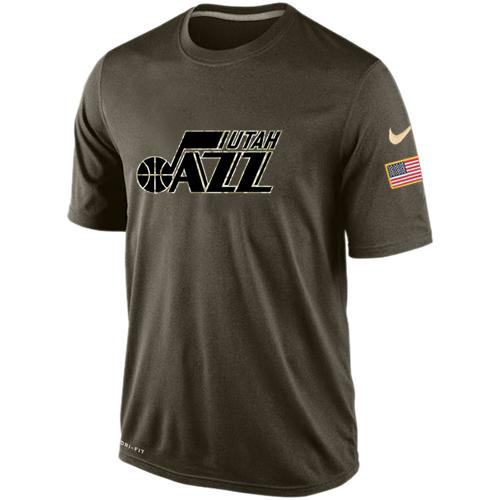 Utah Jazz Salute To Service Nike Dri-FIT T-Shirt (All Size)