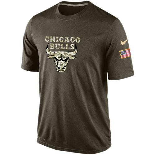 Chicago Bulls Salute To Service Nike Dri-FIT T-Shirt (All Size)