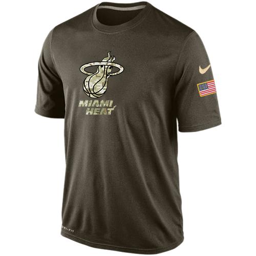 Miami Heat Salute To Service Nike Dri-FIT T-Shirt (All Size)