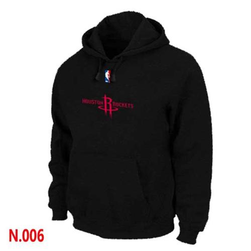 NBA Houston Rockets Pullover Hoodie Black - Click Image to Close