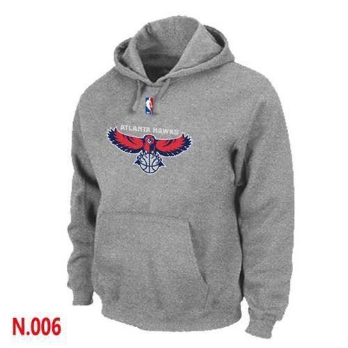 NBA Atlanta Hawks Pullover Hoodie Light Grey - Click Image to Close