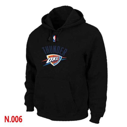 NBA Oklahoma City Thunder Pullover Hoodie Black - Click Image to Close