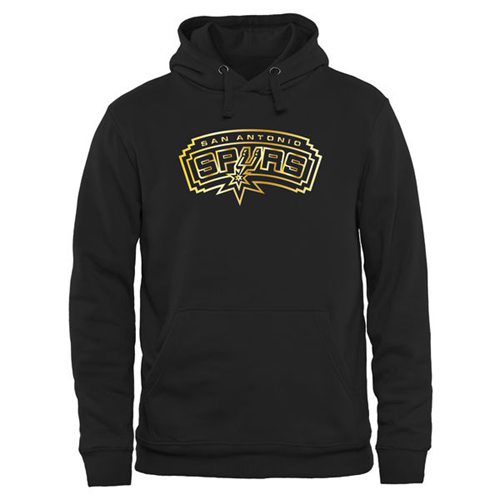 San Antonio Spurs Gold Collection Pullover Hoodie Black