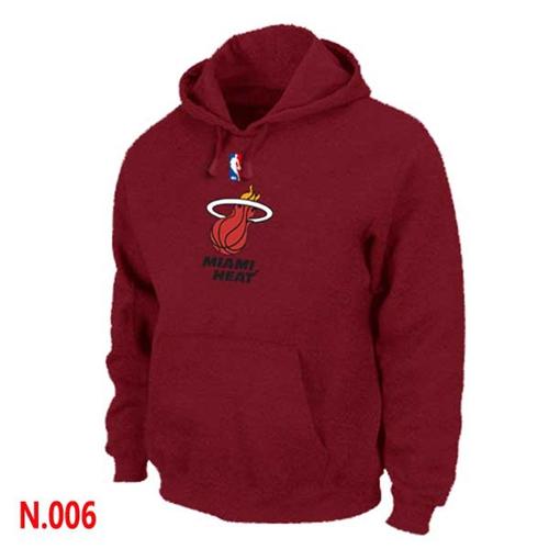 NBA Miami Heat Pullover Hoodie Red - Click Image to Close