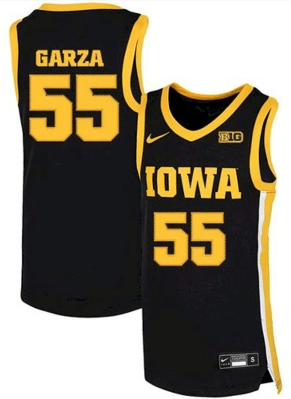 Iowa Hawkeyes Active Player Custom Black College Basketball Stitched NCAA Jersey