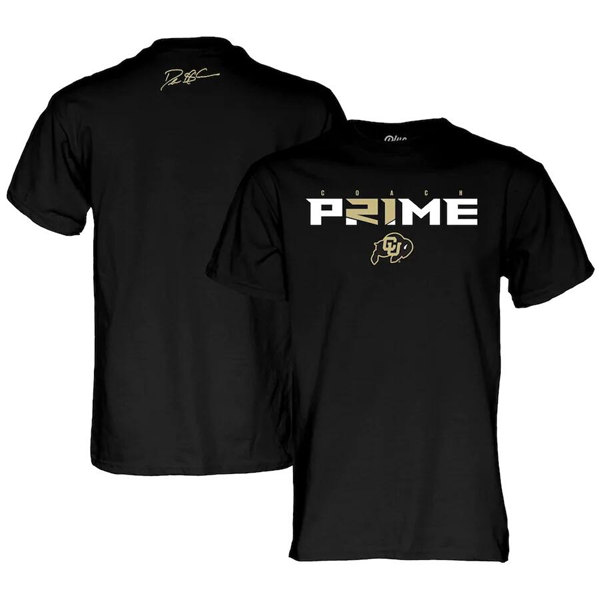 Colorado Buffaloes Black Coach Prime T-Shirt