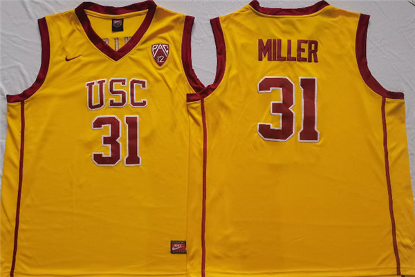 USC Trojans #31 Cheryl Miller Yellow Stitched Jersey