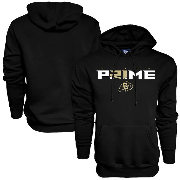 Colorado Buffaloes Black Coach Prime Pullover Hoodie