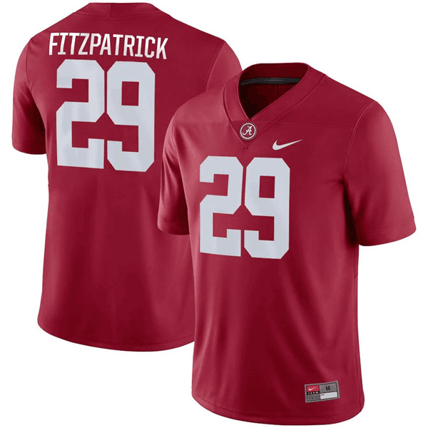 Alabama Crimson Tide #29 Minkah Fitzpatrick Red Stitched NCAA Jersey