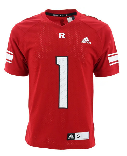 Rutgers Scarlet Knights #1 Red Stitched Jersey