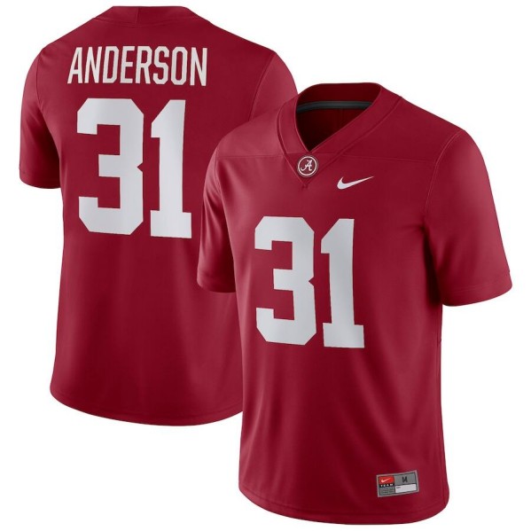 Alabama Crimson Tide #31 Will Anderson Red Stitched Football Jersey