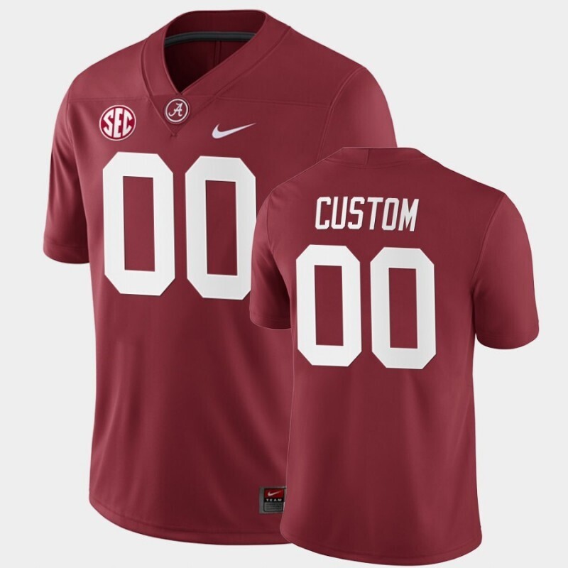 Alabama Crimson Tide Active Player Red Stitched NCAA Jersey