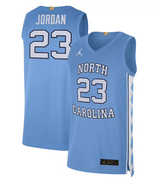 North Carolina Tar Heels #23 Michael Jordan Blue Stitched Jersey - Click Image to Close