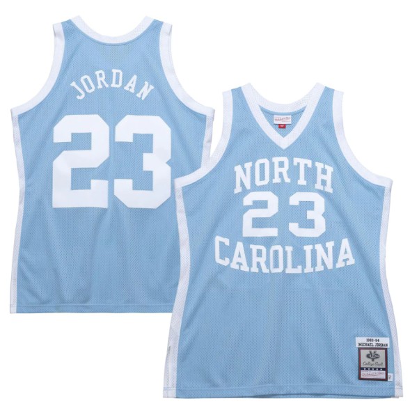 North Carolina Tar Heels #23 Michael Jordan Blue 1983-84 Throwback Stitched Jersey