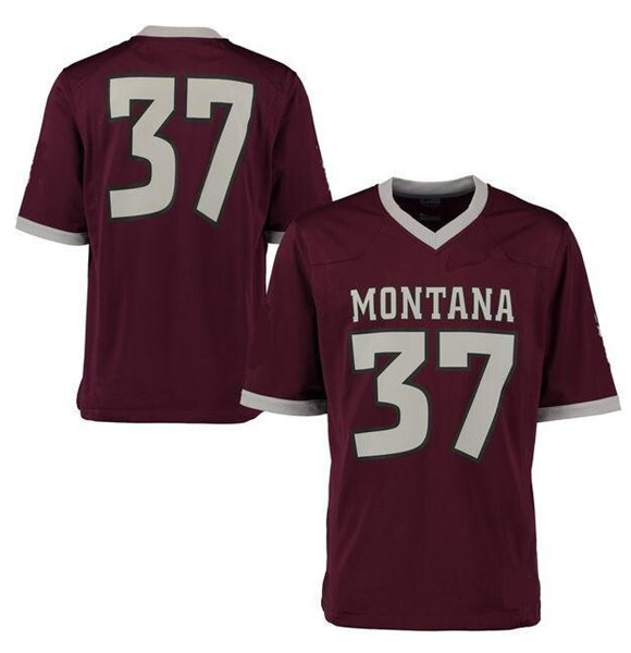 Montana Grizzlies #37 Purple Stitched Jersey