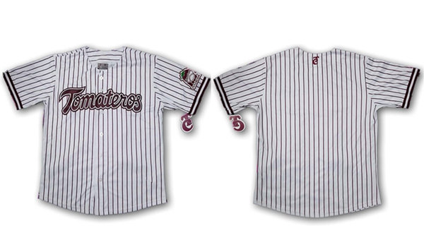 Tomateros de Culiacan White Stitched Baseball Jersey