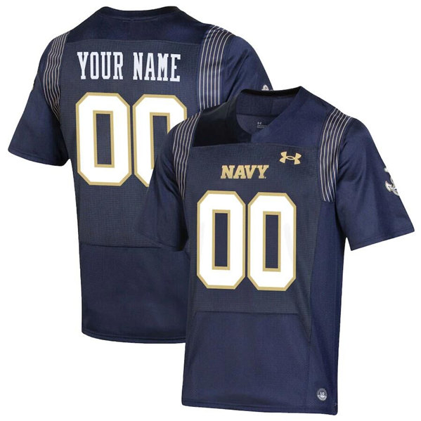 Navy Midshipmen Active Player Custom Navy Stitched Football Jersey