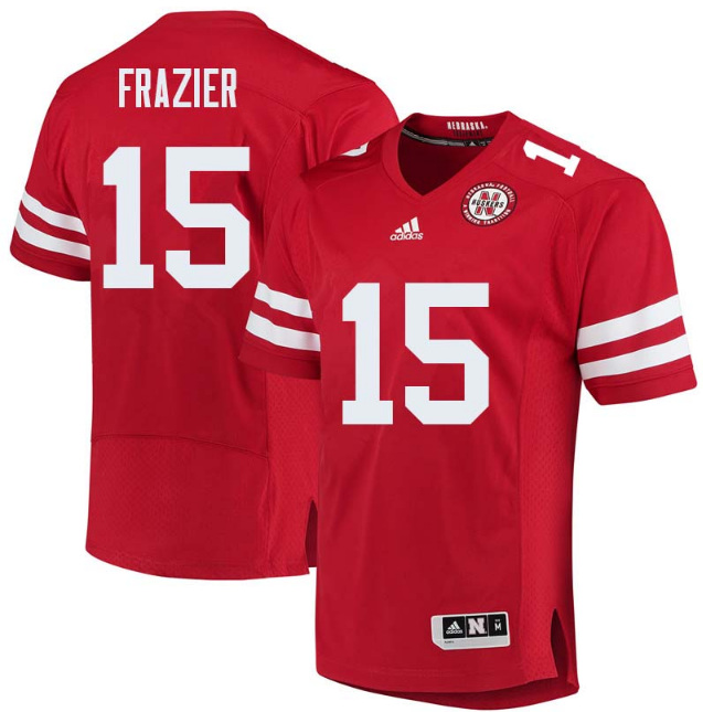 Cornhuskers #15 Tommie Frazier Red Stitched NCAA Jersey