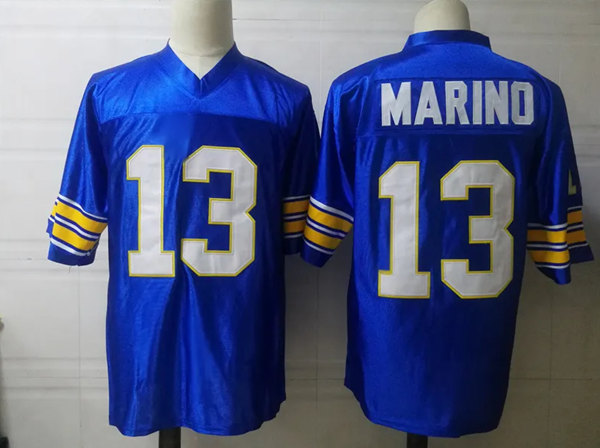 Pittsburgh Panthers #13 Dan Marino Blue Stitched Jersey