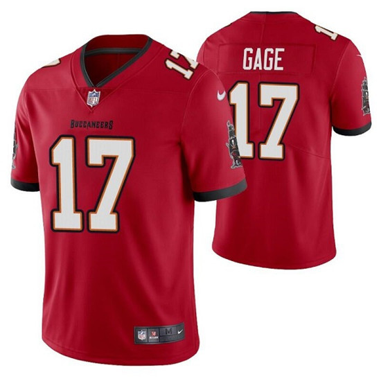 Men's Tampa Bay Buccaneers #17 Russell Gage Red Vapor Untouchable Limited Stitched Jersey - Click Image to Close