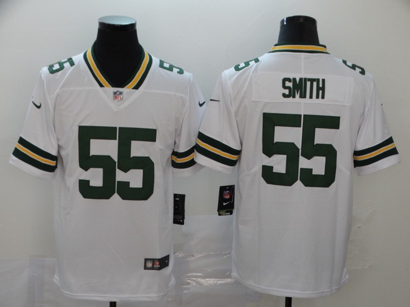 Men's Green Bay Packers #55 Za'Darius Smith White Vapor Untouchable Stitched NFL Limited Jersey