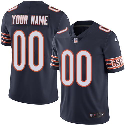 Men's Bears ACTIVE PLAYER Navy Vapor Untouchable Limited Stitched NFL Jersey