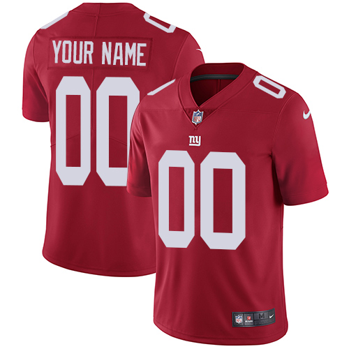 Men's Giants ACTIVE PLAYER Red Vapor Untouchable Limited Stitched NFL Jersey