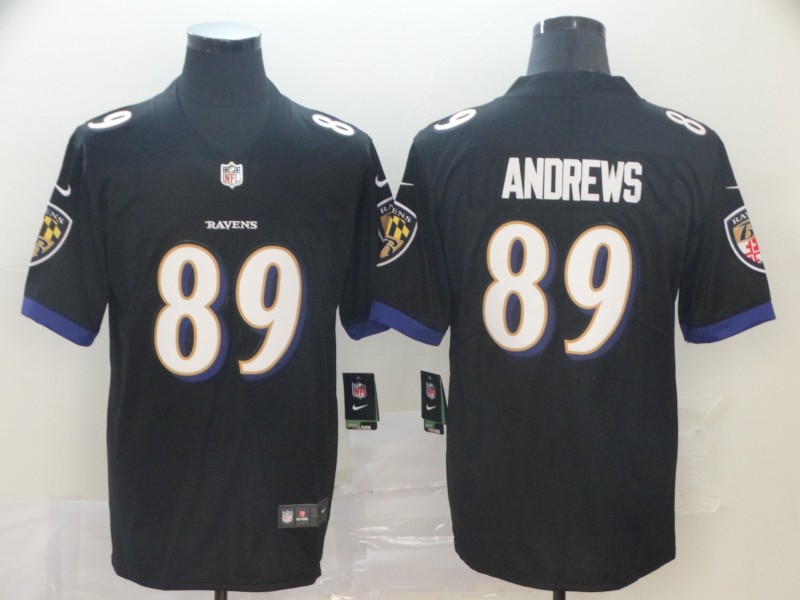 Men's Baltimore Ravens #89 Mark Andrews Purple Vapor Untouchable Limited NFL Jersey