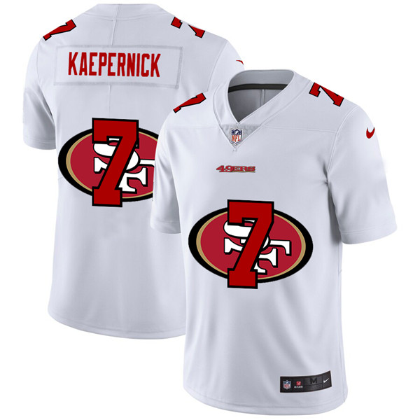 Men's San francisco 49ers #7 Colin Kaepernick White Stitched NFL Jersey - Click Image to Close