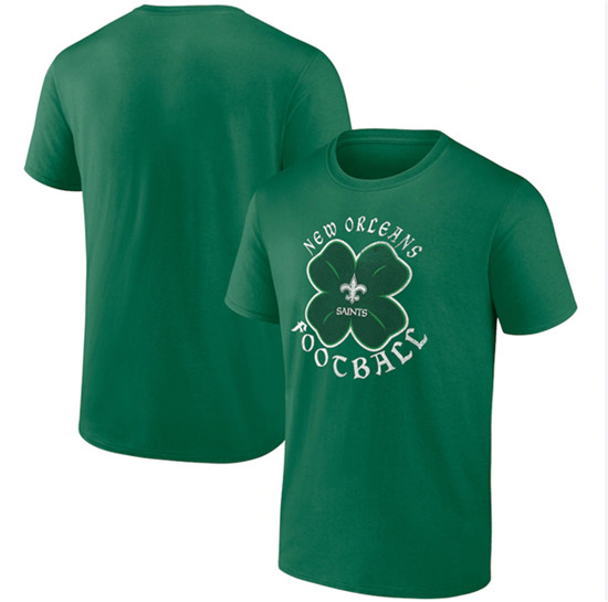 Men's New Orleans Saints Kelly Green St. Patrick's Day Celtic T-Shirt