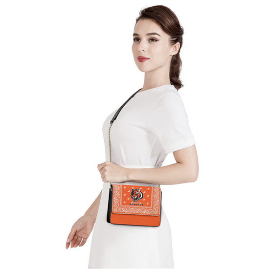 Cincinnati Bengals PU Leather Crossbody Bags 001