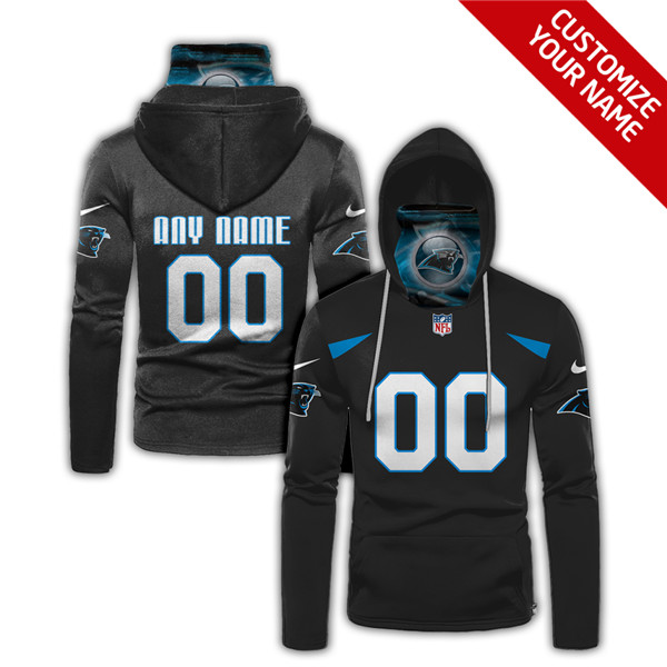 Men's Carolina Panthers Customize Hoodies Mask 2020