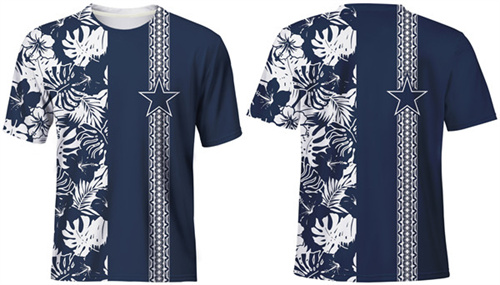 Men's Dallas Cowboys Blue T-Shirt - Click Image to Close