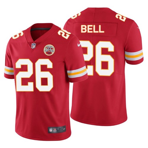 Men's Kansas City Chiefs #26 Le'Veon Bell Red Stitched NFL Jersey