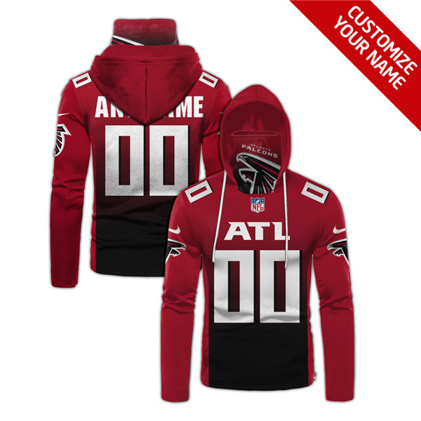 Men's Atlanta Falcons Customize Hoodies Mask 2020