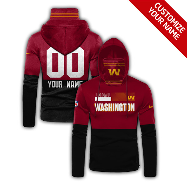 Men's Washington Football Team Customize Stitched Hoodies Mask 2020