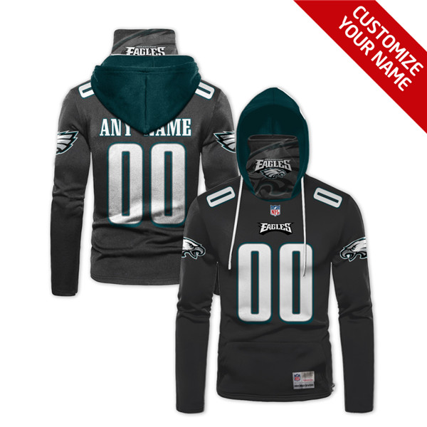 Men's Philadelphia Eagles Customize Hoodies Mask 2020