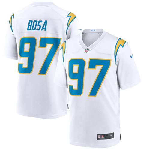 Men's Los Angeles Chargers #97 Joey Bosa 2020 White Stitched NFL Jersey