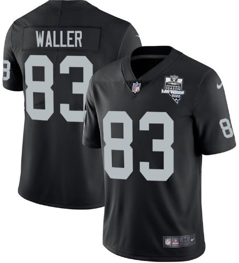 Men's Oakland Raiders #83 Darren Waller Black 2020 Inaugural Season Vapor Untouchable Limited Stitched NFL Jersey