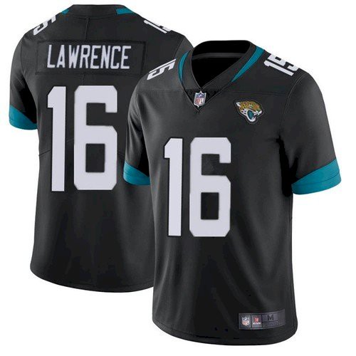 Men's Jacksonville Jaguars #16 Trevor Lawrence 2021 Black Vapor Untouchable Limited Stitched Jersey