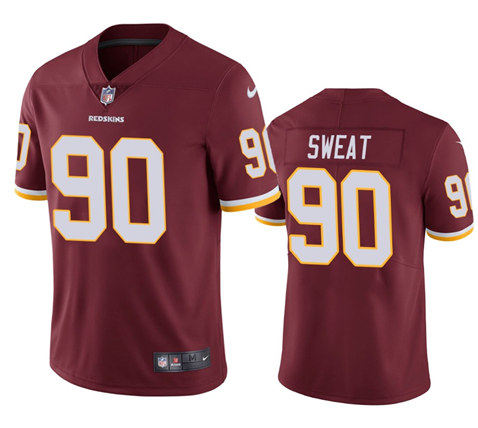 Men's Washington Redskins #90 Montez Sweat Vapor Limited Stitched NFL Jersey