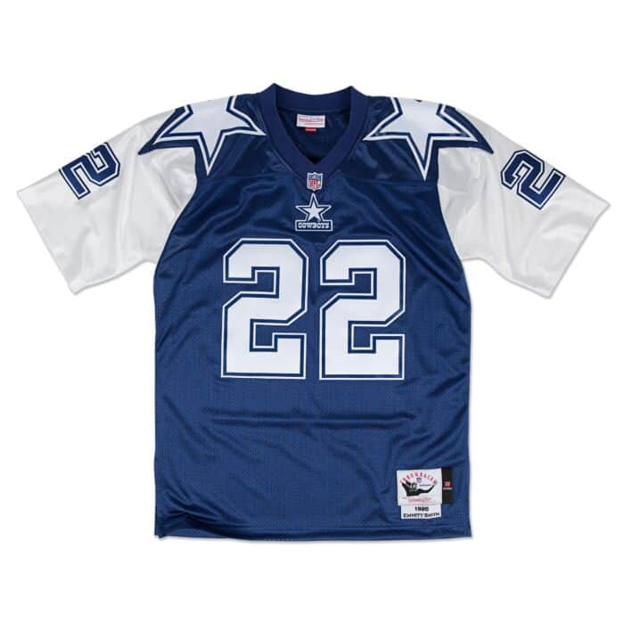 Men's Dallas Cowboys #22 Emmitt Smith 1995 Stitched Jersey