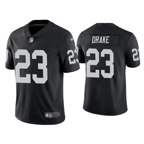 Men's Las Vegas Raiders #23 Kenyan Drake Black Vapor Untouchable Limited Stitched Football Jersey - Click Image to Close